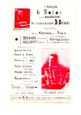 download the accordion score 1er Recueil : 6 Solos pour Accordéon du compositeur Di Davani lancés par les Virtuoses de la Radio : (Seréna Valse + Fueco e dance + Mirène des bois + Bella Térèsa + Micro notes + Filarmonica ) (Valse + Paso Doble + Valse + Paso Doble + Java Musette + Jav in PDF format