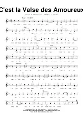 descargar la partitura para acordeón C'est la valse des amoureux en formato PDF