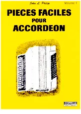 download the accordion score Pièces faciles pour Accordéon (Arrangement : John L Philip) (Volume 1) in PDF format