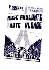 télécharger la partition d'accordéon Rose brûlante + Toute blonde (Valse + Mazurka Java) au format PDF