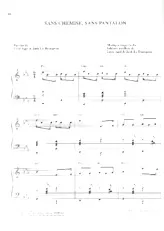 descargar la partitura para acordeón Sans chemise Sans pantalon (Chant : Rika Zaraï) en formato PDF
