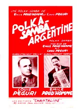 télécharger la partition d'accordéon Polka Samba Argentine au format PDF