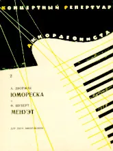 scarica la spartito per fisarmonica Humoresque + Minuet (Duo d'Accordéons) (Accordéon de concert répertoire) (Koncertowy repertuar akordeonisty) (n° 2) (Moskwa 1963) in formato PDF