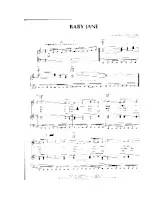 télécharger la partition d'accordéon Baby Jane (Rock) au format PDF