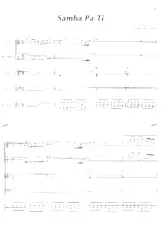 télécharger la partition d'accordéon Samba Pa' Ti (Orchestration Complète) au format PDF