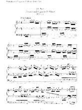 télécharger la partition d'accordéon Prelude and Fugue in F minor (BWV 534) (Orgue) au format PDF