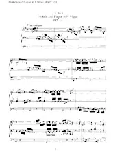 télécharger la partition d'accordéon Prelude and Fugue in E minor (BWV 533) (Orgue) au format PDF