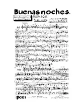 download the accordion score Buenas noches (Bonsoir) (Paso Doble) in PDF format