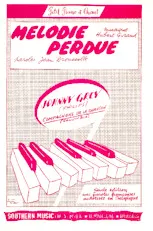 télécharger la partition d'accordéon Mélodie Perdue (Arrangement : Glen Powell) (Chant : Les Compagnons de la Chanson / Johnny Grey) au format PDF