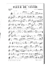 scarica la spartito per fisarmonica Fleur de Savoie (Valse) in formato PDF