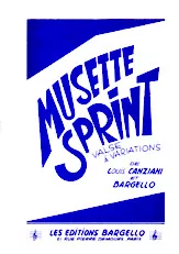 télécharger la partition d'accordéon Musette Sprint (Valse Variations) au format PDF