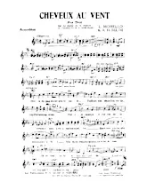 scarica la spartito per fisarmonica Cheveux au vent (Sur les motifs de la chanson de Charlys et Camille Norvers) in formato PDF