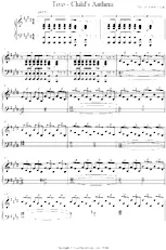 télécharger la partition d'accordéon Child's Anthem (Arrangement : Ernst Traag) (Chant : Toto) au format PDF