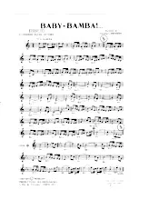 télécharger la partition d'accordéon Baby Bamba (Orchestration) au format PDF