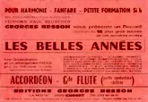 télécharger la partition d'accordéon Recueil : Les Belles Années (16 Titres Gros Succès) au format PDF