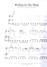 download the accordion score Rolling In The Deep (Chant : Adele) in PDF format