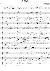 descargar la partitura para acordeón A Qui (Arrangement : Gérard Merson) (Slow) en formato PDF