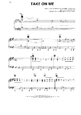 descargar la partitura para acordeón Take on me (Chant : A-Ha) en formato PDF