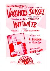 télécharger la partition d'accordéon Vacances Suisses (Valse Tyrolienne) au format PDF