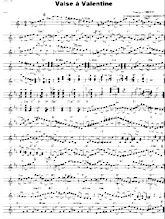 scarica la spartito per fisarmonica Valse à Valentine (Arrangement : Gérard Merson) in formato PDF