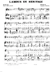 scarica la spartito per fisarmonica L'amour en Héritage (Chant : Nana Mouskouri) (Slow) in formato PDF