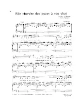 download the accordion score Elle cherche des puces à son chat in PDF format