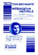 télécharger la partition d'accordéon Improvisation Matinale (Fox Swing) au format PDF