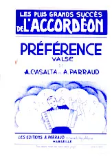 descargar la partitura para acordeón Préférence (Valse) en formato PDF