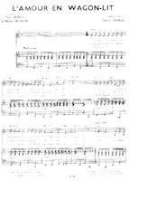 scarica la spartito per fisarmonica L'amour en wagon lit in formato PDF