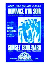 télécharger la partition d'accordéon Romance d'un soir + Sunset Boulevard (Slow Rock + Médium) au format PDF