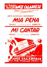 scarica la spartito per fisarmonica Mi Cantar (Orchestration) (Tango Typique) in formato PDF