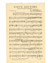 scarica la spartito per fisarmonica Vieux dictons (Valse Musette Chantée) in formato PDF