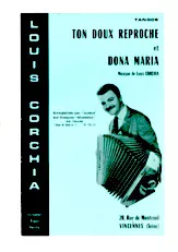 descargar la partitura para acordeón Doña Maria (Rendez vous de nos amours) (Tango) en formato PDF