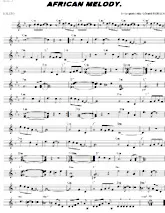 descargar la partitura para acordeón African Mélody (Arrangement : Gérard Merson) (Boléro) en formato PDF