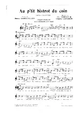 download the accordion score Au p'tit bistrot du coin in PDF format