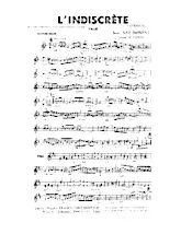 télécharger la partition d'accordéon L'Indiscrète (Arrangement : Marcel Camia) (Valse) au format PDF