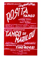 descargar la partitura para acordeón Tango de Marilou (Arrangement : Philippe Parès) (Orchestration) en formato PDF