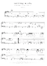 télécharger la partition d'accordéon Calling Elvis (Chant : Dire Straits) au format PDF