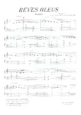 descargar la partitura para acordeón Rêves bleus (Boléro) en formato PDF