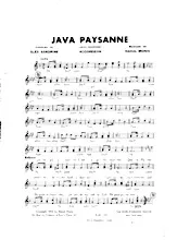 télécharger la partition d'accordéon Java Paysanne (Java Bourrée) au format PDF
