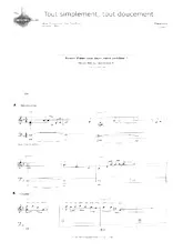 download the accordion score Tout simplement Tout doucement (Chant : Bibie) in PDF format
