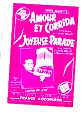 télécharger la partition d'accordéon Amour et Corrida (Orchestration) + Tu m'a donné (Paso Doble + Valse) au format PDF