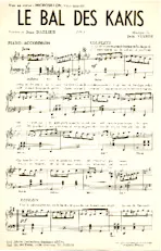 download the accordion score Le bal des Kakis (Orchestration) (Java) in PDF format