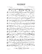 download the accordion score Monde (Fox Mélodie) in PDF format