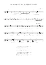 descargar la partitura para acordeón Le monde est gris Le monde est bleu en formato PDF