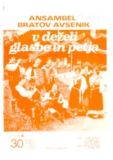 télécharger la partition d'accordéon Ansambel Bratov Avsenik (Volume n°30) (6 titres) au format PDF