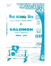 télécharger la partition d'accordéon Mon mimosa bleu (Orchestration Complète) au format PDF
