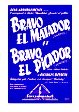 télécharger la partition d'accordéon Bravo el Matador (Carpio) (Orchestration) (Paso Doble) au format PDF