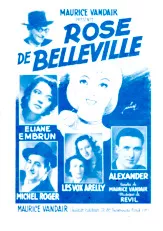 download the accordion score Rose de Belleville (Valse Chantée) in PDF format