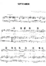 télécharger la partition d'accordéon September (Chant : Earth Wind & Fire) (Rock) au format PDF